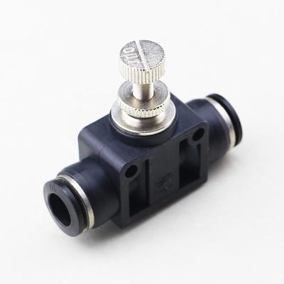 China LSA PSA Unions Adjustable OD 4mm 6mm 8mm 10mm 12mm Air Hose Air Hose Flow Control Valve Pneumatic Valve Trims For Hotels for sale