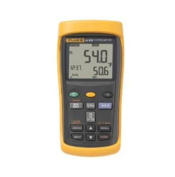 China 54 II B Data Logging Thermometer with Dual Input F54II B 53 II Temperature Logging Digital Thermometer Fluke 52 II F52II F51 II FT3000 FC F568 F561 HAVC F568 EX for sale