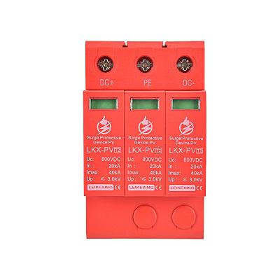 China LKX-PV3P-800V Wall Charger Surge Protector Red Surge Led Outlets Surge Protector LKX-PV3P-800V Red for sale