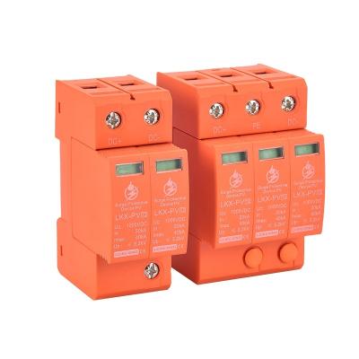 China Universal Household Surge Protector LKX-PV2P-1000V Orange Orange LKX-PV2P-1000V Surge Protector Manufacturers for sale