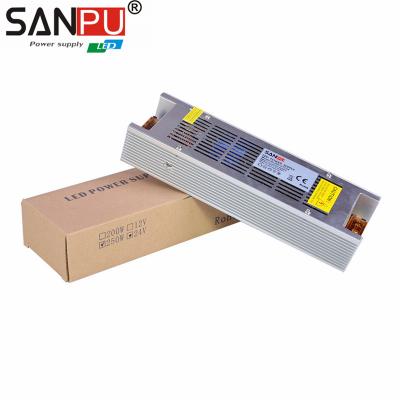 China Power Tool SANPU Slim 100V 250V 240W transform led 20a AC DC POWER SUPPLY 12V 20A open frame power supply for sale