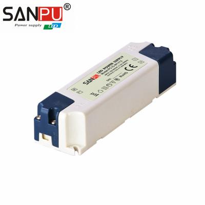 China Power Tool Power Supply AC to DC Plastic 7W 12V SANPU New Arrival AC 110V to DC 12 V Single Output Small Without Fans for led strip for sale