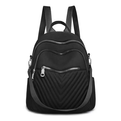 China Other Bag Female 2021 New Korean Version Fashion Casual Women Travel Small Backpack Nylon Oxford Cloth Backpack Female for sale