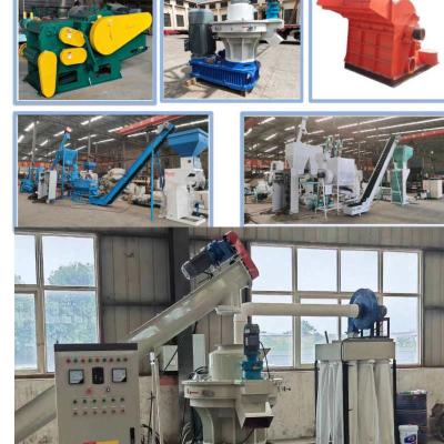 Κίνα 1TPH-10TPH Biomass Wood Chip Pellet Machine Eucalyptus Birch Pellet Production Line προς πώληση