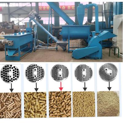 Chine High-Efficiency Feed Pellet Production Line: Clean, Crush, Mix, Granulate, Cool, Screen & Pack à vendre