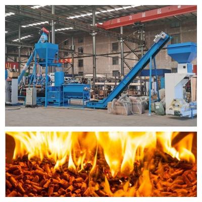 China Abfallholz-Kugel-Maschinen-hohe Dichte 6-12mm Holz-Chip Pellet Machines 1-2tph zu verkaufen