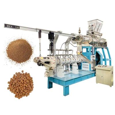 China 1t/H- 2t/H Dry Type Fish Feed Extruder Wet Type Dog Food Extruder Machine zu verkaufen