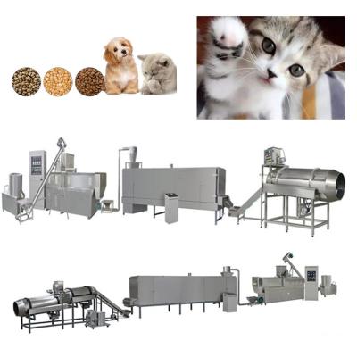 China 22kw Fish Feed Processing Line 1000kg Dog Cat Pet Food Processing Machinery zu verkaufen