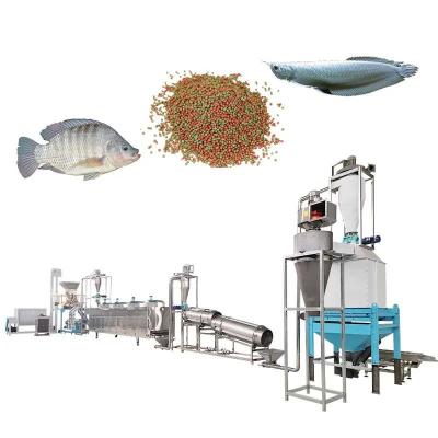 China 1Ton/H Floating Fish Feed Production Line SGS Sinking Fish Feed Extruder Machine zu verkaufen