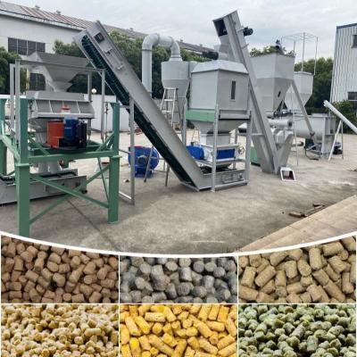 China Ring Die Tier Huhn Futter Pellet Mill Produktionslinie für Geflügel zu verkaufen