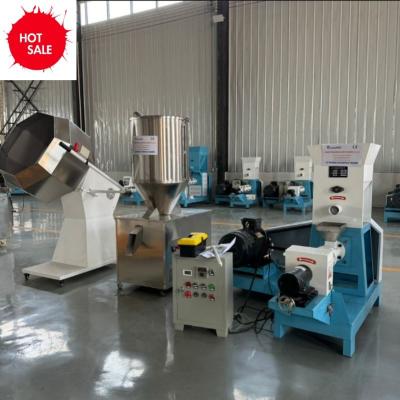 China Φ70mm Spiral Diameter Floating Fish Feed Production Line With And 200 Kg/H Capacity en venta