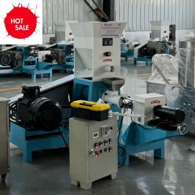 China High Productivity 180-200kg/H Dry Type Fish Feed Extruder With 18.5kw Power en venta