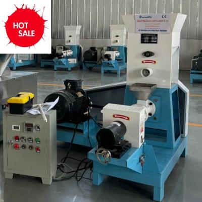 中国 18.5kw Dry Type Fish Feed Extruder For 200 Kg/H Capacity And 0.4kw Cutting Power 販売のため