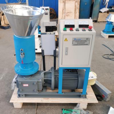 China Holzpellettmaschine 8MM Biomasseprozessor 220V 7500W Grün zu verkaufen