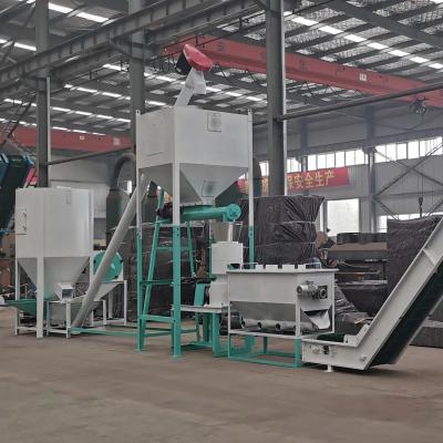 China Fabrieksvoorziening Kip/dier/koeienvoer Pelletmachine Productielijn 1 ton 2 ton Te koop