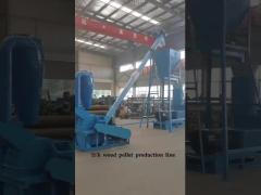 600-800kg/H Biomass/Wood Pellet Production Line With Blue And 6-12mm Pellet