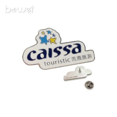 China Custom Made Nickel Free Metal Hardware Popular Use Souvenir Enamel Pin Badges for sale