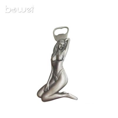 China 2015 China 3D character shape metal beauty craft for sale