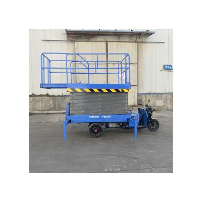 China Hotels Sell Well New Type 2.2kw Three Wheel Scissor Lift Platform for sale