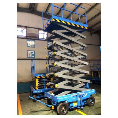 China Various Hotels Factory Sale Portable Mobile Hydraulic Scissor Lift 380v/3kw for sale