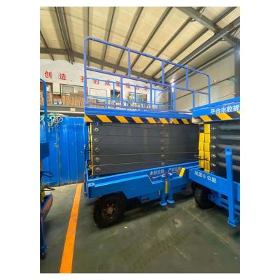 China Hotels Custom high quality stationary lifting table hydraulic scissor trolley lift for sale