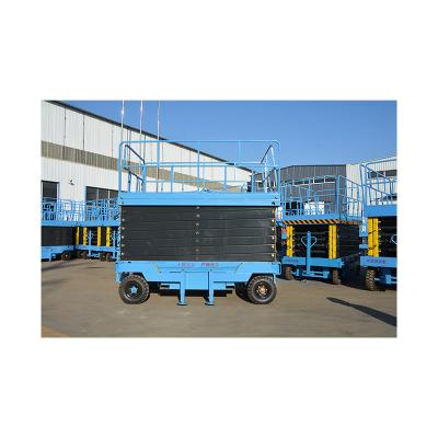 China Hotels 18m Battery 4800kg 4800kg Battery Portable Trailer Man Lift Hydraulic Mobile Hydraulic Battery Lift Vertical Platform Lift for sale