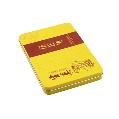 China La caja estañada de la lata del cigarro con la tapa, CYMK imprimió la caja hermética exterior de la lata en venta