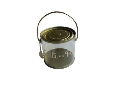 China Transparent Printed Window Food Grade Tin Containers Cymk Printing for sale