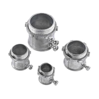 China EMT ELECTRICAL Accessories Hot Dip Galvanize Barrier Tube Precision Forged Stainless Steel Pipe Fitting for sale