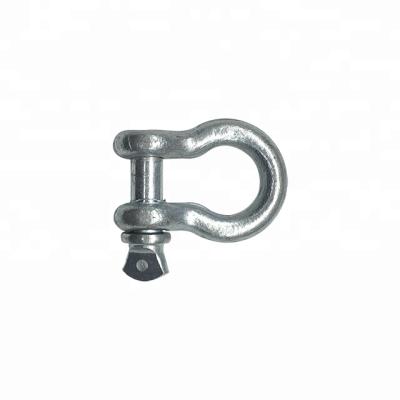 China Safety D Shackle with Screw Pin for sale