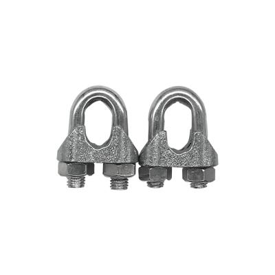 China DIN 741 Malleable Galvanized Wire Rope Clip China Factory Supply Forged Clip CH-WRC for sale