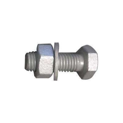 China Hot Dipped Galvanized Bolt And Hex Nut CH for sale