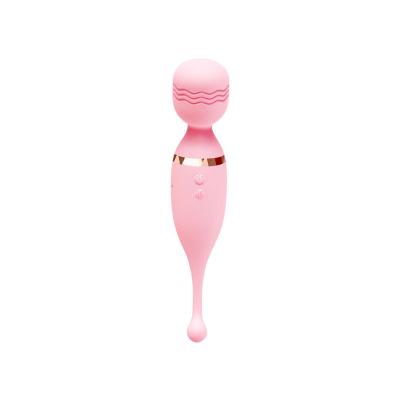 China Silicone+ABS Small Egg Silicone Massager Women Vibrating Jumping Vibrator Toy for sale