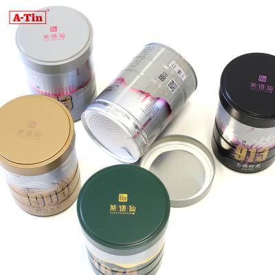 China Food A-tin Airtight Tin Packaging Metal Can Tin for Packing Tea Coffee Candy for sale