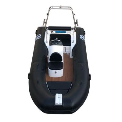 China water sports & Entertainment CE BID 3.9m Hypalon V Black Deep Hull RIB Inflatable Fishing Boat Buy Inflatable Boat for sale