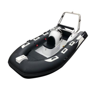 China water sports & Entertainment RIB 3.9m Inflatable Boat Fiberglass Hull Center Console For Sale for sale