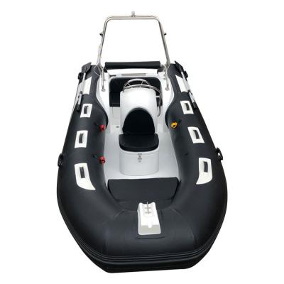 China water sports & Entertainment RIB390 PVC / Hypalon RIB Boat Rigid Hull Fiberglass Inflatable Boat for sale