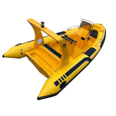 China water sports & Entertainment 5.8 Meter Length All Outdoor Fiberglass Motorboat With Trailer For Sale for sale