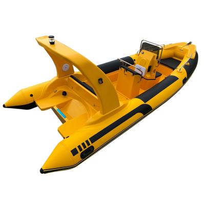 China water sports & Entertainment 6 meter fiberglass outdoor motor boat with trailer for sale for sale