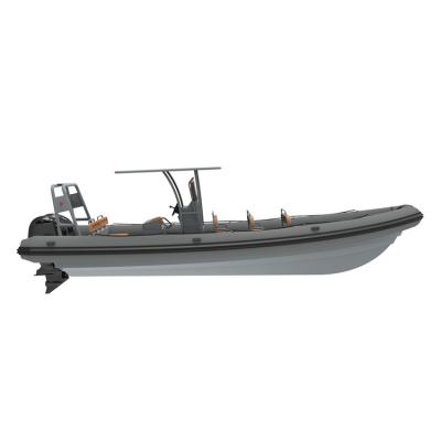 China Warter Sports Orca RHIB 860 Luxury Aluminum Rib 28.7ft Hypalon Inflatable Dinghy Boat for sale