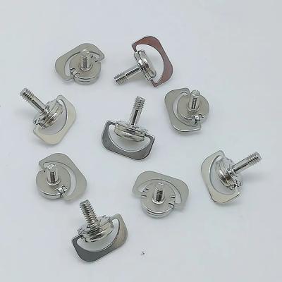 China High Tensile Galvanized Aluminum Alloy Toilet Seat Hinge Bolts Brake Car Tire Thread Polished Toilet Half Fishtail Bolt for sale