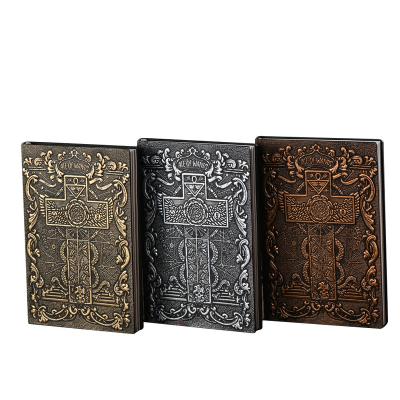 China Other retro tarot brand notebook PU bronze embossed memo pad factory direct supply, can be customized for sale