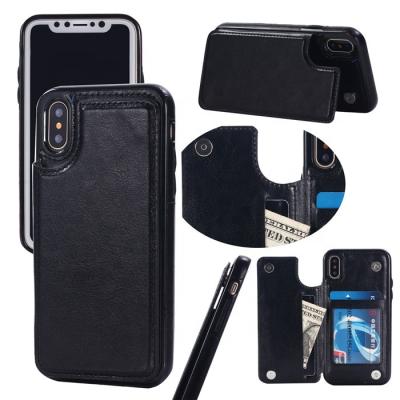 China Multifunctional Anti-fall Card Slots Wallet Mobile Phone Case For Iphone 13 pro Max Leather Phone Accessories for sale