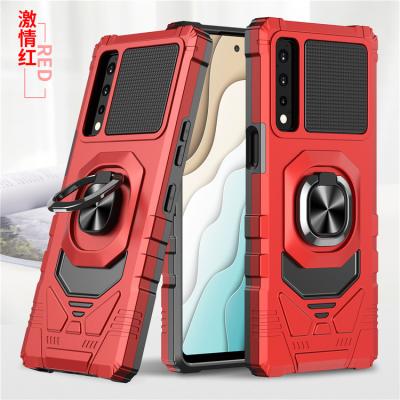 China Luxury Metal Anti-fall Bracket Mobile Phone Shockproof Accessories For LG Stylo 7 5G With Ring Holder Cover for sale