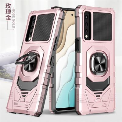 China High Quality Anti-drop 2in1 Hybrid Handset Case For LG Stylo 7 5G With Car Holder Back Cover for sale