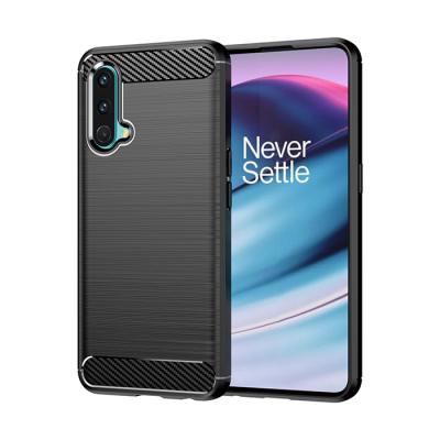 China Carbon Fiber Texture Matte Case For OnePlus Nord Luxury Ultra Thin Shockproof CE 5G Phone Cover for sale