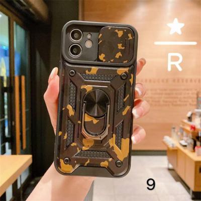 China Military Armor Shockproof Magnetic Rotatable Ring Stand Phone Case For Huawei nova 8i Camera Protective Back Cover for sale