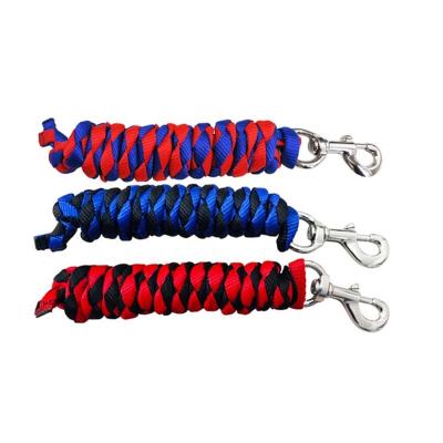 China Braided Riding Horse Rein with Stainless Steel Hook for sale