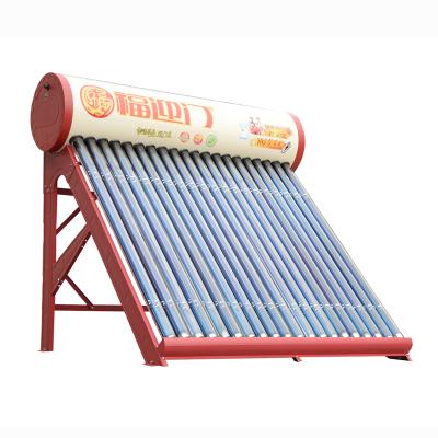 China Hotel evacuated tube solar water heater system with new 58mm float and air source heat pump, solar termotanque for sale