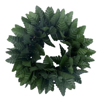 China Wholesale Artificial Persian Leaf Haku Women Accessories Silk Fern Headband Hawaii Dance Party From Fashion Factory Supplier HC30001B-1 50CM for sale